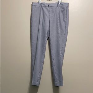 Gap Slim Cropped Pinstripe Pants